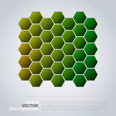 Hexagons Pattern - Abstract Mosaic Background Design