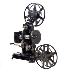 Obraz premium alter antiker filmprojektor, kinoprojektor um 1920