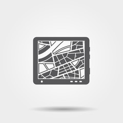 GPS navigator icon