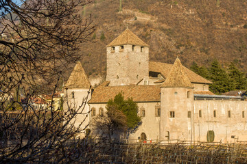 Feudal Maretsch Castle (Castello Mareccio), Bozen (Bolzano), Italy