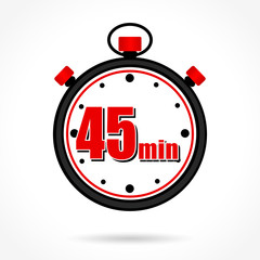 forty five minutes stopwatch