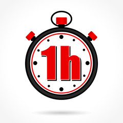 one hour stopwatch