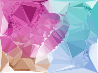 Abstract polygonal geometric background. 