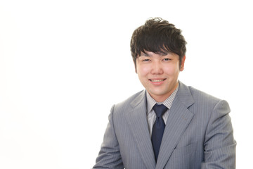 笑顔のビジネスマン