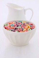 Delicious kids cereal loops