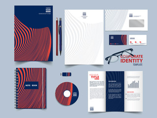 Corporate identity template set.