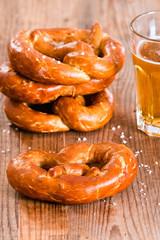 Bavarian pretzels.