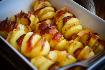 potatoes stuffed with bacon