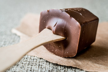 Milky Chocolate with wooden stick