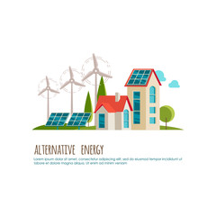 Alternative energy, urban landscape, ecology