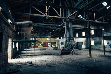 Verlassene Industriehalle
