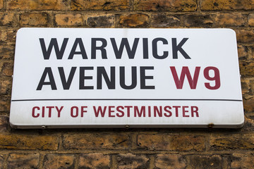 Obraz premium Warwick Avenue in West London