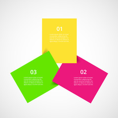 Vector business template for presentation.