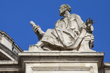St. Matthew on the Southern Facade of St. Pauls Cathedral in London.