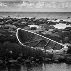 Rowing boat on land © Torbjrn