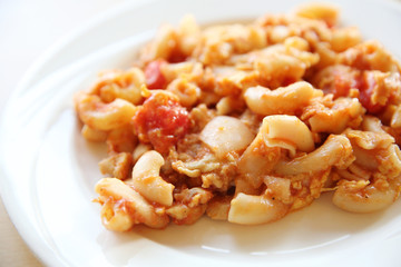 pasta with chicken and tomato