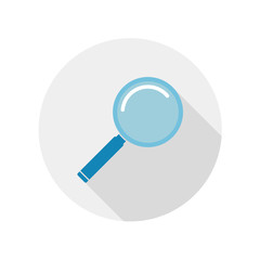 Magnifying glass icon vector