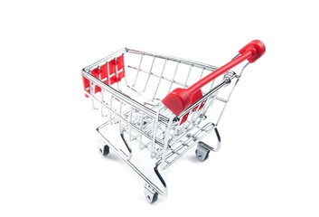 Shopping cart isolate on white background