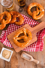 Bavarian pretzels.