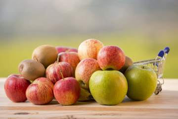 variety of fruits