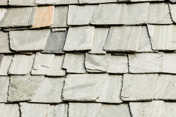 Background wall made of grey stone rocks