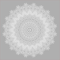 Ornamental Line Pattern. Endless Texture. Oriental Geometric Ornament