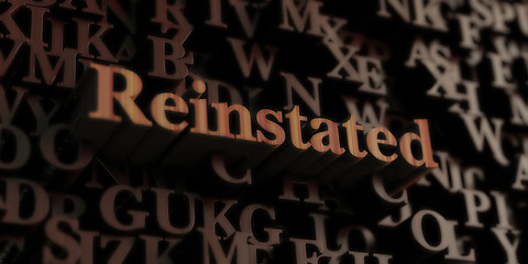 Reinstated - Wooden 3D rendered letters/message.  Can be used for an online banner ad or a print postcard.