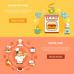 Cooking Horizontal Banners