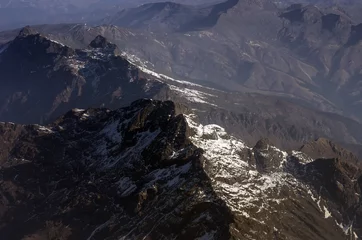 Crédence de cuisine en verre imprimé Lhotse Everest Peak and Himalaya Everest mountain range panorama