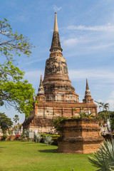 Fototapeta premium Temple in ayutthaya, Thailand 
