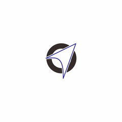 Arrow in circle logo design