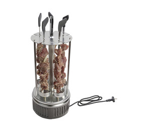shish kebab on skewers