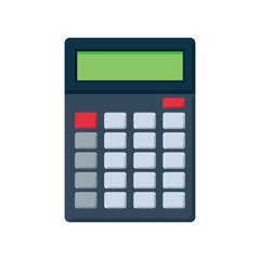 Flat Icon of calculator.