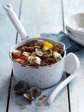 Fish and mussel stew