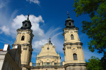 Fototapeta na wymiar Dominican church in Jaroslaw. Poland