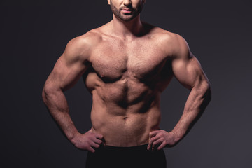 Fototapeta premium Handsome muscled man