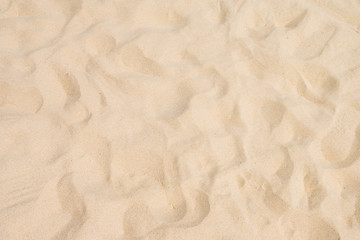 Fine beach sand in the summer sun