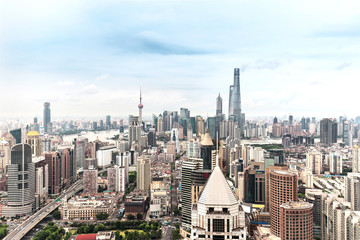 Shanghai skyline and cityscape