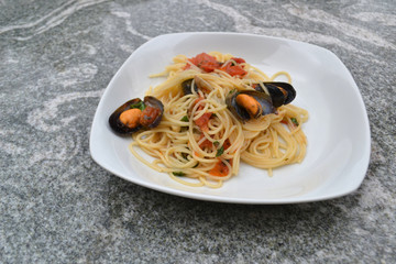 Pasta mit Meeresfrüchten