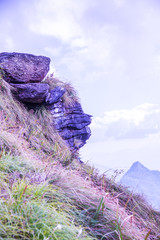 Mountain view of Phu Chi Fa at Chiangrai province