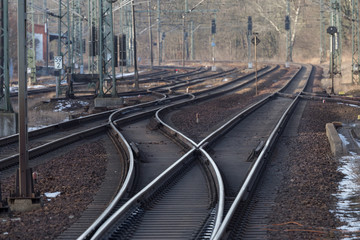 Fototapeta premium Die Weichen stellen 