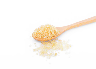 brown sugar isolated on white background