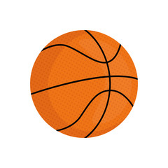 Basketball sport game icon vector illustration graphic design