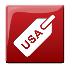 USA Reiseanhänger Button