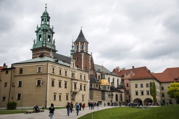 Fototapeta na wymiar City of Krakow Poland. Wawel Cathedral