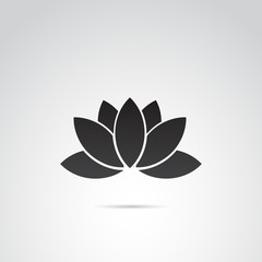 Lotus vector icon.