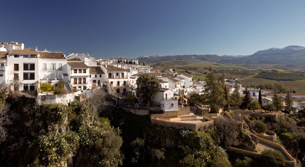 Obraz premium Landscape, mountains of Ronda, Andalusia, Spain