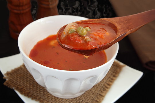 トマトスープ　スープ　野菜スープ