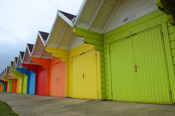 Fototapeta premium Cottages at the beach