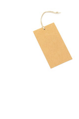 blank label, isolated on white background